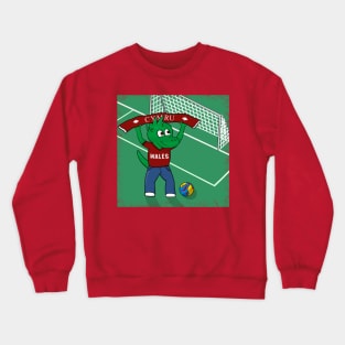 Dino Wales Football Fan Crewneck Sweatshirt